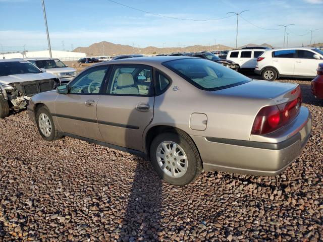 2G1WF52E139402241 - 2003 CHEVROLET IMPALA TAN photo 2