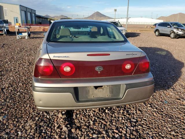 2G1WF52E139402241 - 2003 CHEVROLET IMPALA TAN photo 6