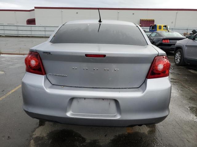 1C3CDZAB7DN679722 - 2013 DODGE AVENGER SE SILVER photo 6