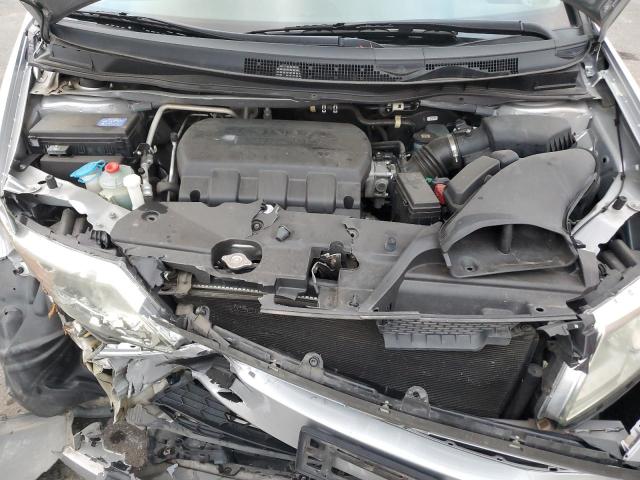 5FNRL5H68DB031850 - 2013 HONDA ODYSSEY EXL SILVER photo 11