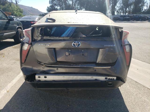 JTDKBRFU8J3591261 - 2018 TOYOTA PRIUS 灰色 照片 6