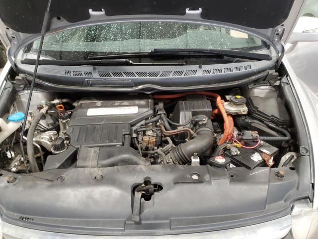 JHMFA36256S014442 - 2006 HONDA CIVIC HYBRID SILVER photo 11