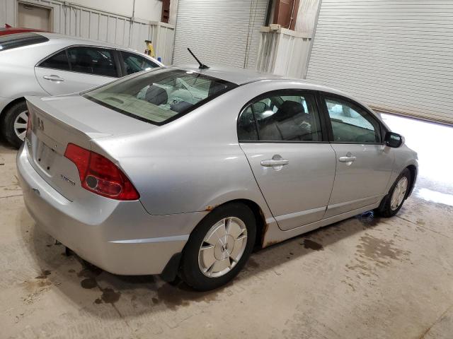 JHMFA36256S014442 - 2006 HONDA CIVIC HYBRID SILVER photo 3