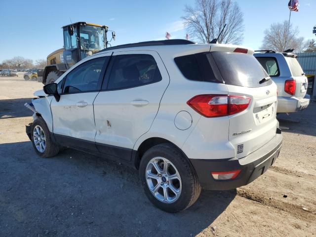 MAJ3S2GEXKC289609 - 2019 FORD ECOSPORT SE WHITE photo 2