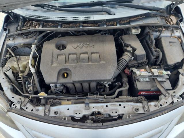 2T1BU4EE6BC742680 - 2011 TOYOTA COROLLA BASE فضي صورة 11