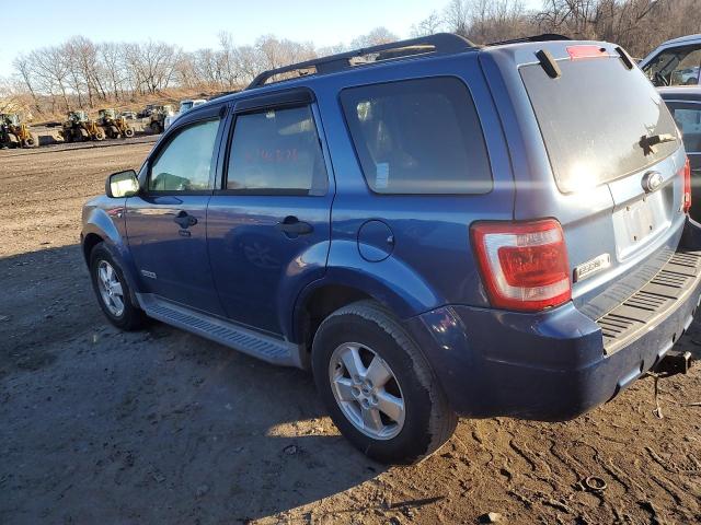 1FMCU93188KE50226 - 2008 FORD ESCAPE XLT BLUE photo 2