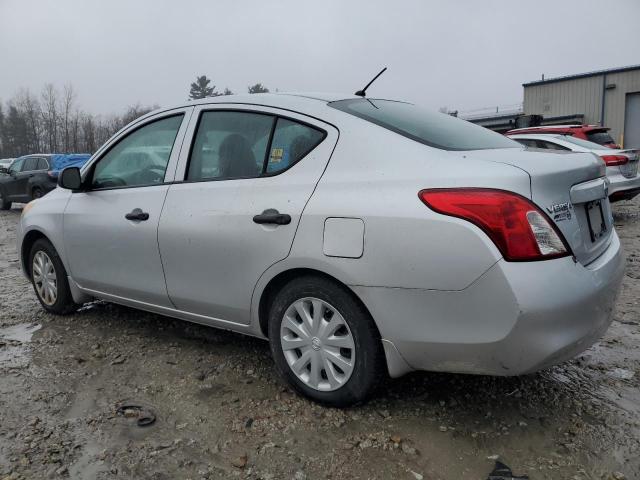 3N1CN7AP2CL837507 - 2012 NISSAN VERSA S SILVER photo 2