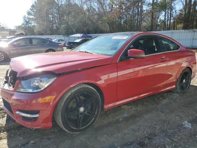 WDDGJ4HB2EG263586 - 2014 MERCEDES-BENZ C 250 RED photo 1