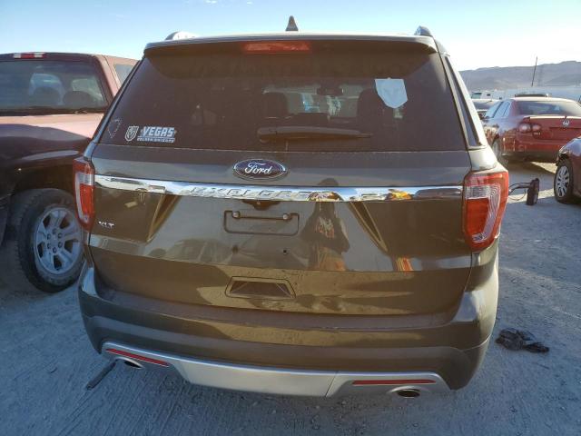 1FM5K7D82GGC34646 - 2016 FORD EXPLORER XLT BLACK photo 6