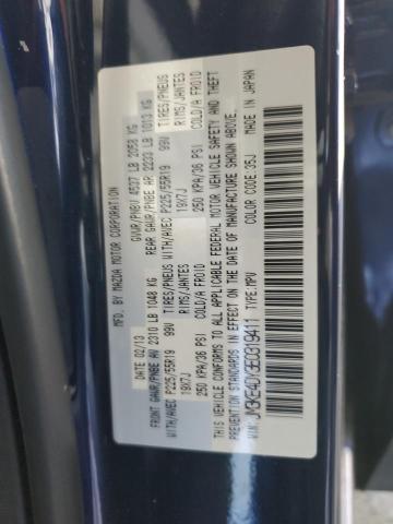 JM3KE4DY3E0319411 - 2014 MAZDA CX-5 GT ლურჯი ფოტო 12