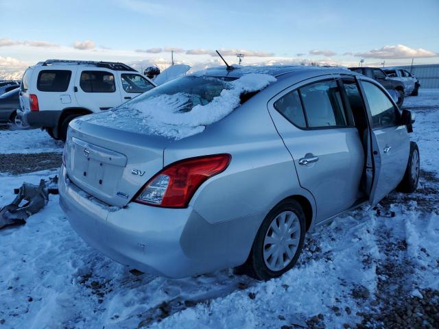 3N1CN7AP4CL839601 - 2012 NISSAN VERSA S SILVER photo 3