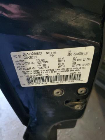 1J4GL48K65W503209 - 2005 JEEP LIBERTY SPORT 黑色 照片 14