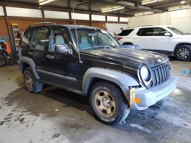 1J4GL48K65W503209 - 2005 JEEP LIBERTY SPORT 黑色 照片 4