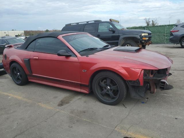 1FAFP45X11F247857 - 2001 FORD MUSTANG GT BURGUNDY photo 4