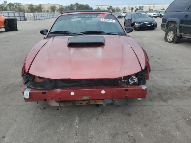 1FAFP45X11F247857 - 2001 FORD MUSTANG GT BURGUNDY photo 5