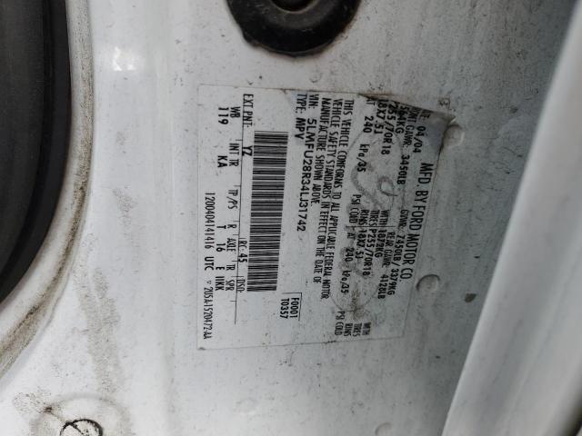 5LMFU28R34LJ31742 - 2004 LINCOLN NAVIGATOR WHITE photo 13