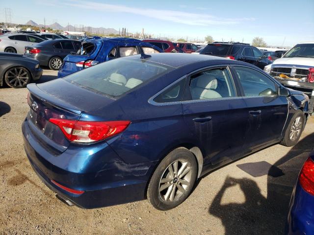 5NPE24AF7FH024298 - 2015 HYUNDAI SONATA SE BLUE photo 3