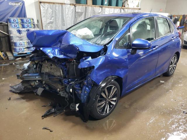 3HGGK5H86FM771702 - 2015 HONDA FIT EX BLUE photo 1