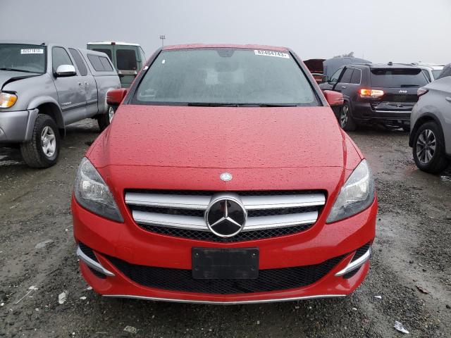 WDDVP9AB3EJ002502 - 2014 MERCEDES-BENZ B ELECTRIC RED photo 5