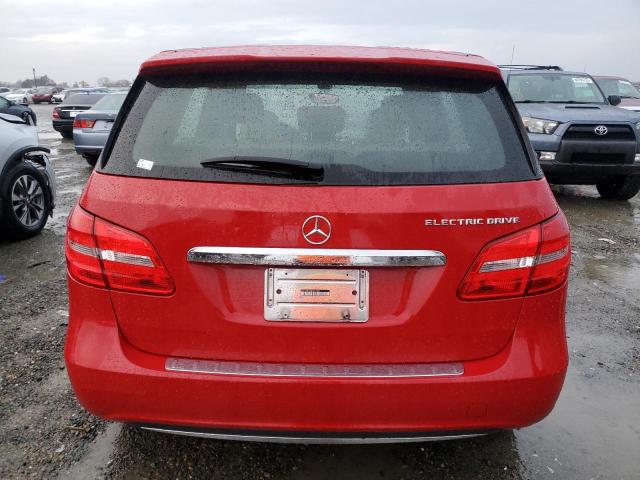 WDDVP9AB3EJ002502 - 2014 MERCEDES-BENZ B ELECTRIC RED photo 6