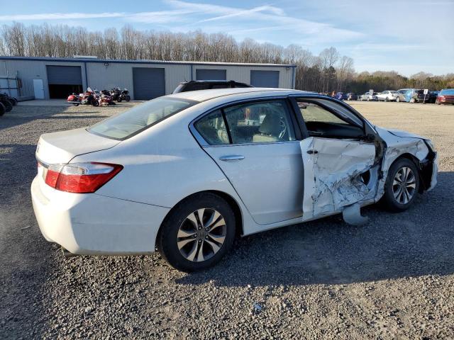 1HGCR2F35EA165271 - 2014 HONDA ACCORD LX WHITE photo 3