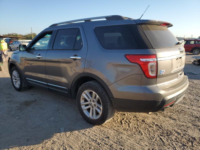 1FM5K7D90EGB42523 - 2014 FORD EXPLORER XLT GRAY photo 2