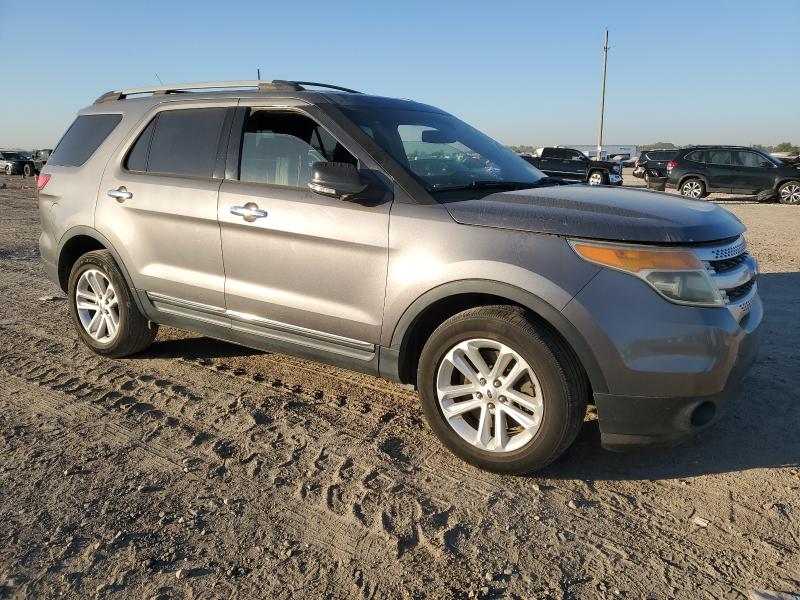 1FM5K7D90EGB42523 - 2014 FORD EXPLORER XLT GRAY photo 4