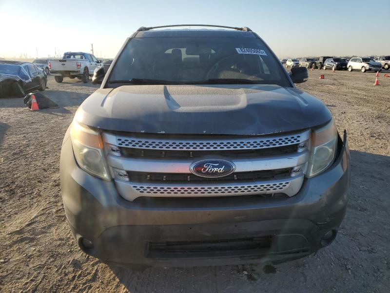 1FM5K7D90EGB42523 - 2014 FORD EXPLORER XLT GRAY photo 5