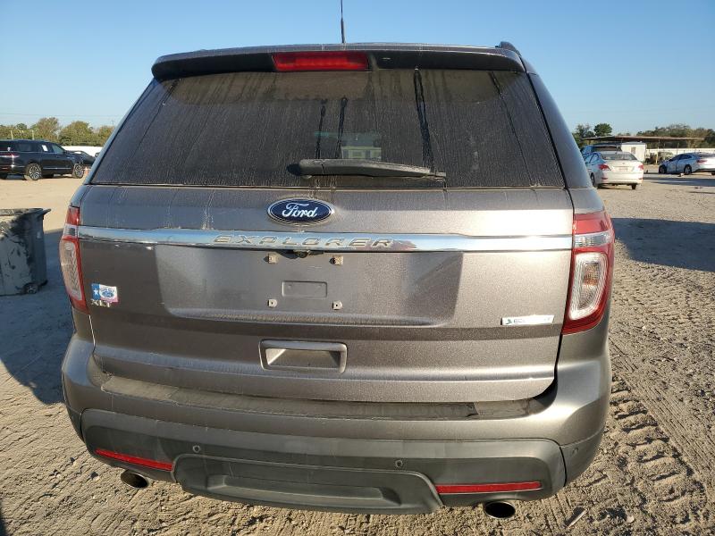 1FM5K7D90EGB42523 - 2014 FORD EXPLORER XLT GRAY photo 6