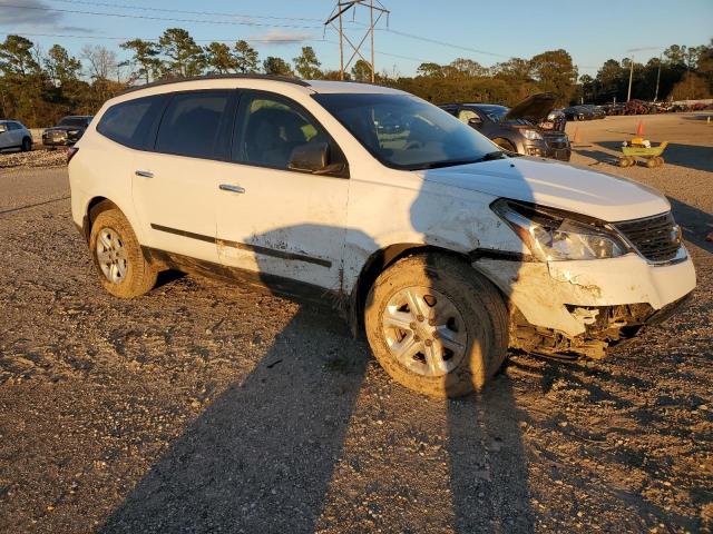 1GNKRFED7GJ157534 - 2016 CHEVROLET TRAVERSE LS WHITE photo 4