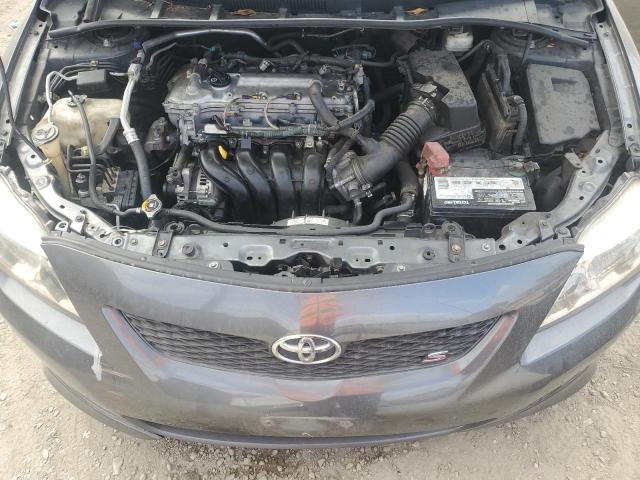 2T1BU4EE8AC418533 - 2010 TOYOTA COROLLA BASE GRAY photo 11
