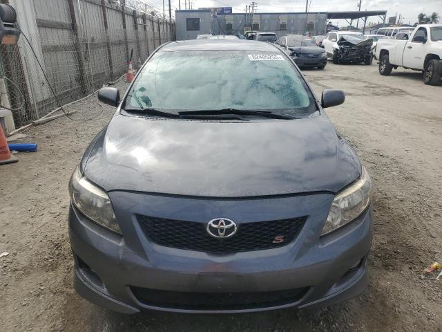 2T1BU4EE8AC418533 - 2010 TOYOTA COROLLA BASE GRAY photo 5