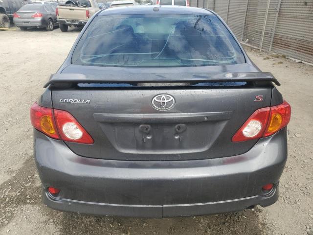 2T1BU4EE8AC418533 - 2010 TOYOTA COROLLA BASE GRAY photo 6