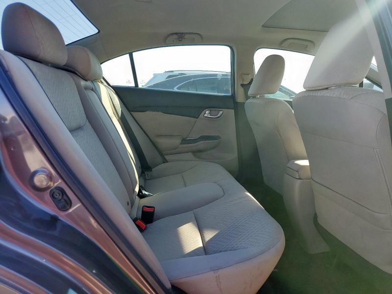 2HGFB2F84EH525600 - 2014 HONDA CIVIC EX GRAY photo 10