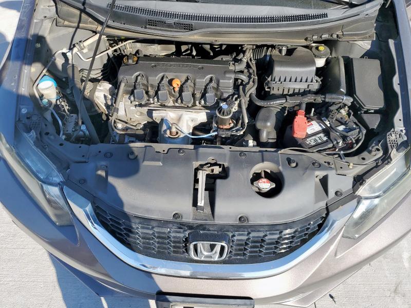 2HGFB2F84EH525600 - 2014 HONDA CIVIC EX GRAY photo 11