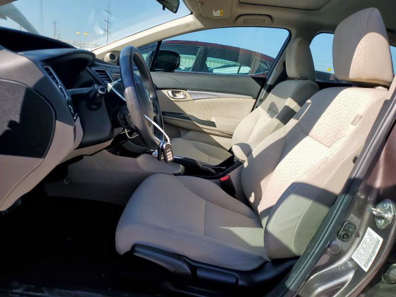 2HGFB2F84EH525600 - 2014 HONDA CIVIC EX GRAY photo 7
