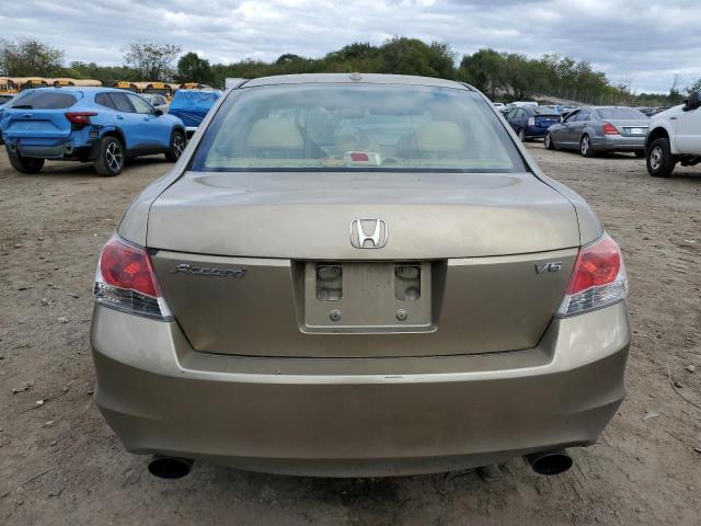 1HGCP36868A043062 - 2008 HONDA ACCORD EXL TAN photo 6