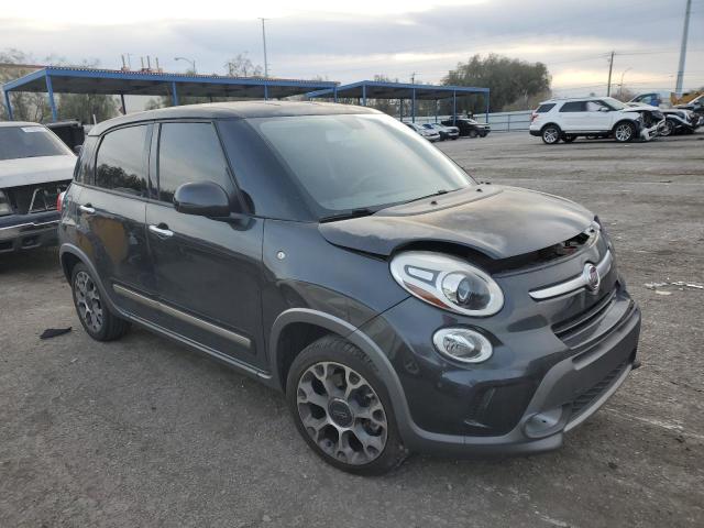 ZFBCFADH9EZ019623 - 2014 FIAT 500L TREKKING GRAY photo 4