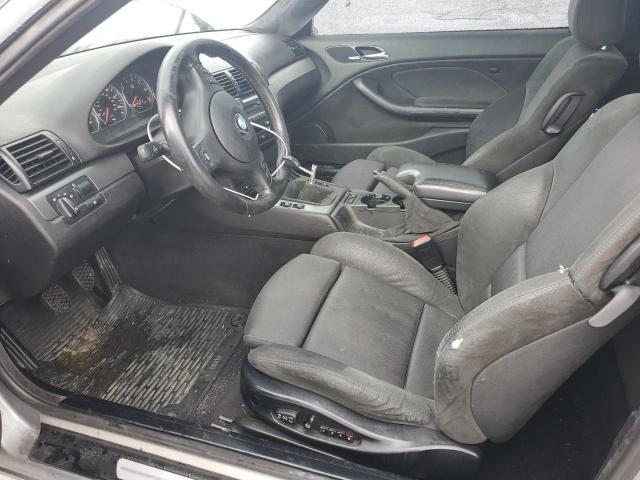 WBABD53435PD98893 - 2005 BMW 330CI CI SILVER photo 7