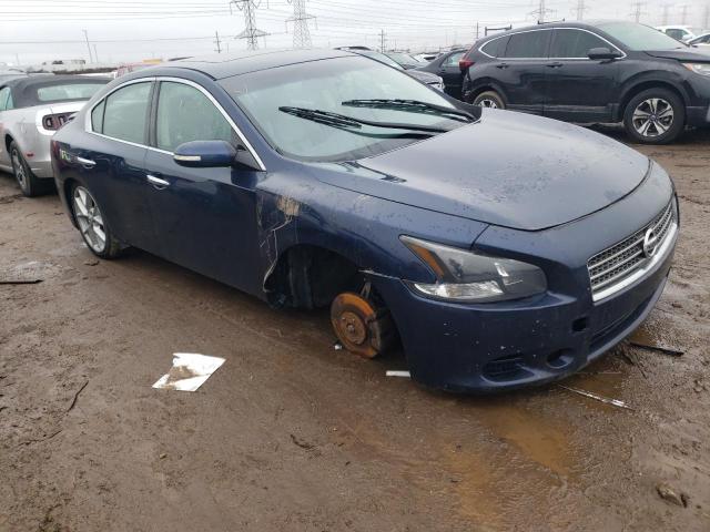 1N4AA5AP7AC803923 - 2010 NISSAN MAXIMA S BLUE photo 4