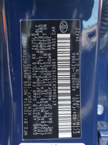 4T1DAACK3SU163881 - 2025 TOYOTA CAMRY XSE 蓝色 照片 13