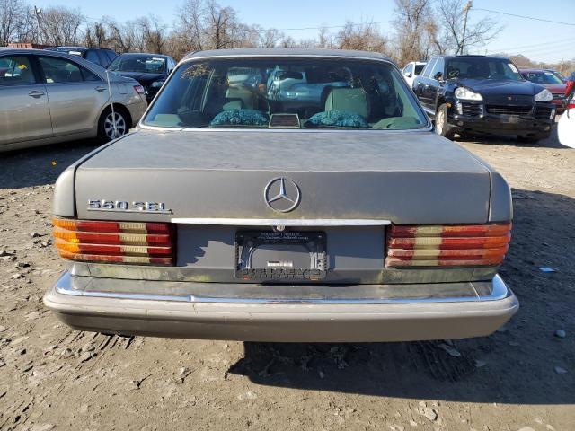 WDBCA39E5LA531735 - 1990 MERCEDES-BENZ 560 SEL GRAY photo 6