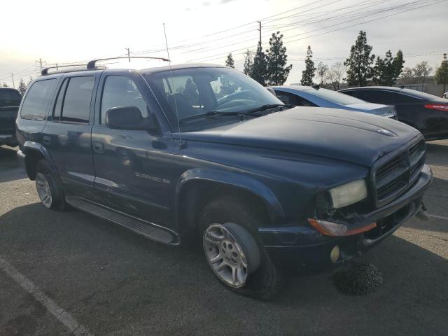 1B4HS28N91F618471 - 2001 DODGE DURANGO BLUE photo 4