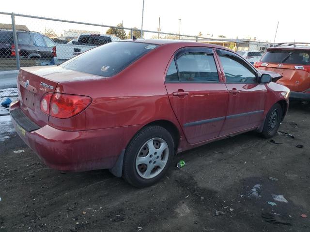 JTDBR32EX60089481 - 2006 TOYOTA COROLLA CE RED photo 3