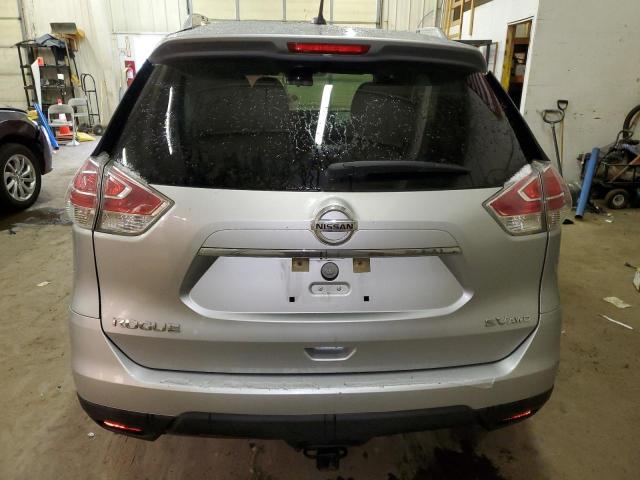 KNMAT2MV0GP717867 - 2016 NISSAN ROGUE S SILVER photo 6