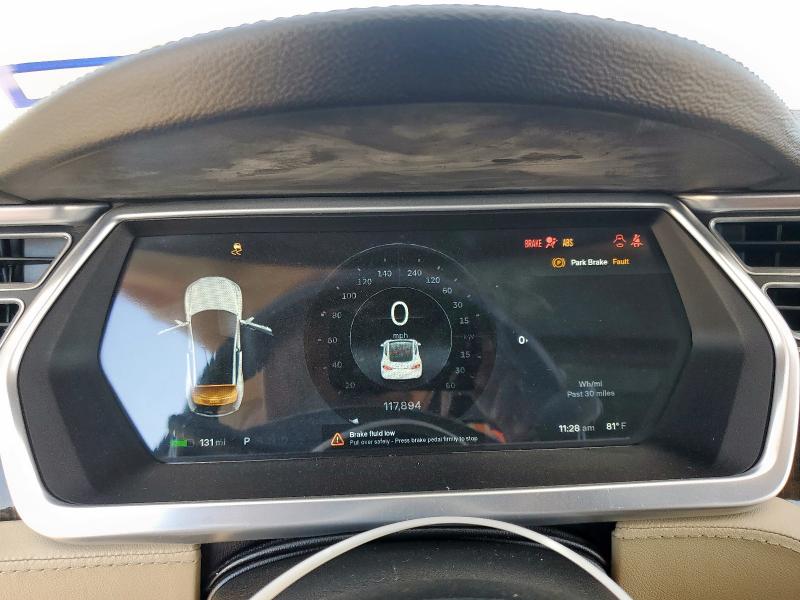 5YJSA1CG8DFP20495 - 2013 TESLA MODEL S Biały zdjęcie 9