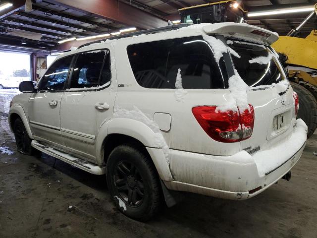 5TDZT38A35S245103 - 2005 TOYOTA SEQUOIA LIMITED WHITE photo 2