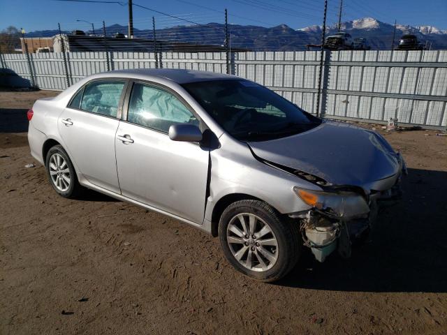 2T1BU4EE5BC536363 - 2011 TOYOTA COROLLA BASE SILVER photo 4