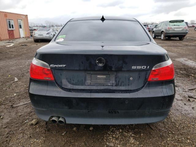 WBANB53557CP04110 - 2007 BMW 550 I BLACK photo 6