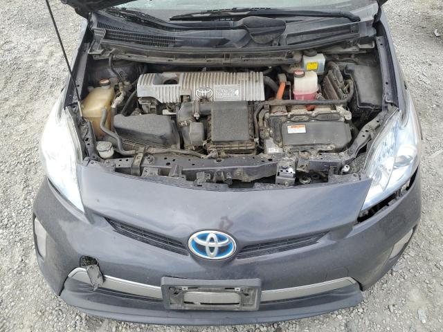 JTDKN3DP2F3074644 - 2015 TOYOTA PRIUS PLUG رمادي صورة 11
